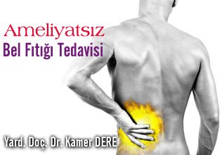 Ameliyatsız bel fıtığı tedavisi