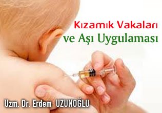 Kızamık vakaları ve aşı uygulaması